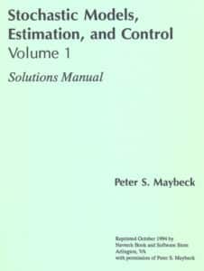 Book Volume 1  of Stochastic Models, Estimation and Control