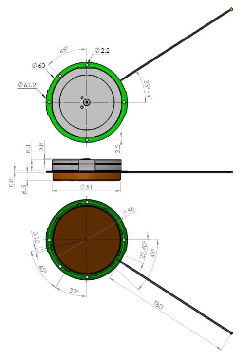 TW3972EXF Technical Drawing