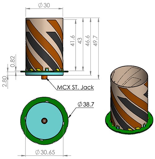 HC843E MECHANICAL DRAWING