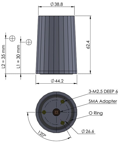 HC843 Mechanical Drawing