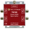 TW165 1-to-4 Port Smart Power GNSS Signal Splitter (10 dB gain)