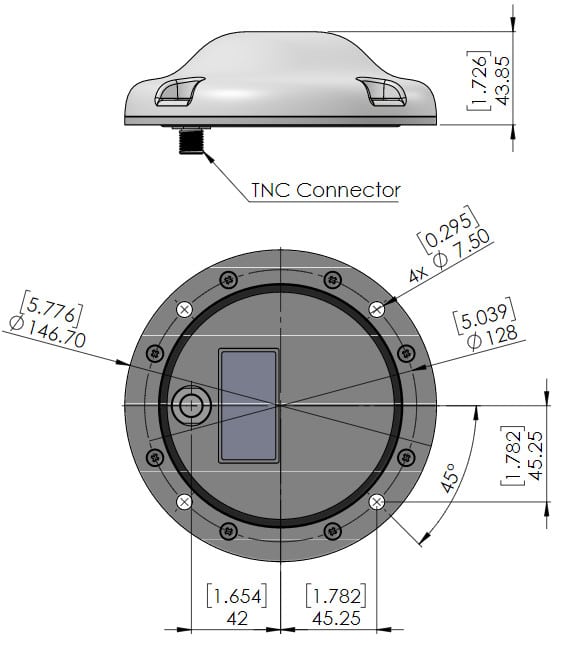 VSS6337L and VS6037L Mechanical Drawing