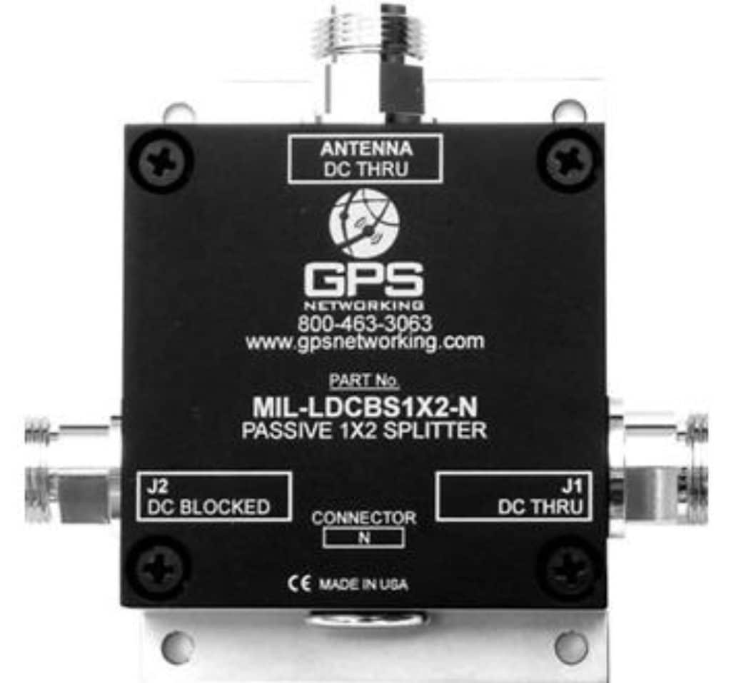 GPS Networking MIL-LDCBS1X2 Passive Splitter