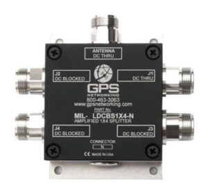 GPS Networking MIL-LDCBS1X4 Splitter